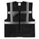 YOKO® Viz Promo Waistcoats Warnweste mit Taschen und...