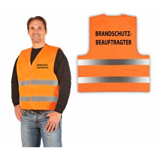 Signalweste Warnweste orange XL/XXL BRANDSCHUTZHELFER
