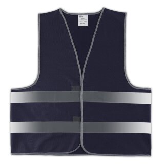 easyMesh® Signalweste Warnweste navy/dunkelblau XL/XXL = 130cm Umfang