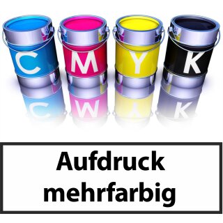 Druck auf Textilien mehrfarbig (4c)  // Staffelpreise