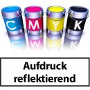 Reflexdruck - reflektierender Druck auf Textilien 1-farbig