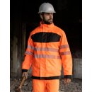 EOS Hi-Vis Workwear Parka Jacke With Printing Area - orange