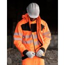 EOS Hi-Vis Workwear Parka Jacke With Printing Area - orange