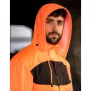 EOS Hi-Vis Workwear Parka Jacke With Printing Area - orange