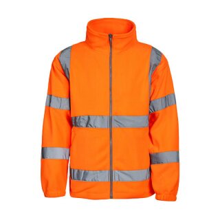 Hi-Vis Safety Fleece-Jacket Bergen - Fleecejacke - orange