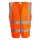 Pro Hi-Vis Executive Vest Warnweste mit Taschen und Reißverschluss orange