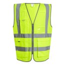 Pro Hi-Vis Executive Vest Warnweste mit Taschen und...