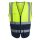 Pro Hi-Vis Executive Vest Warnweste mit Taschen und Reißverschluss gelb/navy