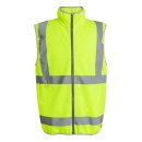 Pro Hi-Vis Full Zip Gilet  Vest - moderne Warnweste mit...