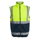 Pro Hi-Vis Full Zip Gilet  Vest - moderne Warnweste mit...