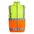 Pro Hi-Vis Full Zip Gilet  Vest - moderne Warnweste mit...