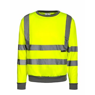 Hi-Vis Workwear Sweatshirt  Limerick Warnschutz Sweatshirt gelb