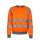 Hi-Vis Workwear Sweatshirt  Limerick Warnschutz Sweatshirt orange