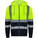 Hi-Vis Workwear Hooded Sweat- Jacket Galway - Warnschutz...