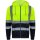 Hi-Vis Workwear Hooded Sweat- Jacket Galway - Warnschutz Sweatjacke - gelb/navy