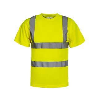 Hi-Vis Basic T-Shirt Cordoba Warschutz Shirt - gelb