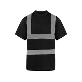 Hi-Vis Basic T-Shirt Cordoba Warschutz Shirt - schwarz