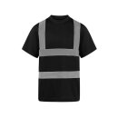 Hi-Vis Basic T-Shirt Cordoba Warschutz Shirt - schwarz