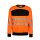 EOS Hi-Vis Workwear Sweatshirt with Printing Area - modernes Warnschutz Sweatshirt - orange