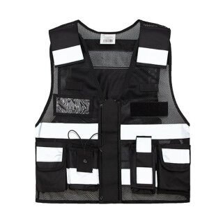 MESH Einsatzweste mit Funktion -Mesh Tactical Vest Sparta - schwarz