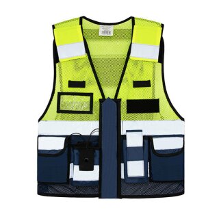 MESH Einsatzweste mit Funktion -Mesh Tactical Vest Sparta -blau/gelb