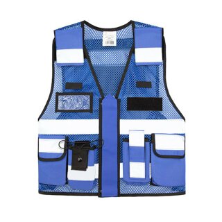 MESH Einsatzweste mit Funktion -Mesh Tactical Vest Sparta - blau