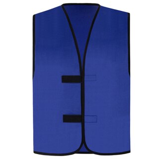 Promotion & Identification Vest Leipzig - Warnweste ohne Streifen - royalblau