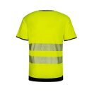 EOS Hi-Vis Workwear T-Shirt With Printing Area - modernes Warnschutz Shirt- gelb