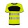 EOS Hi-Vis Workwear T-Shirt With Printing Area - modernes Warnschutz Shirt- gelb