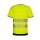 EOS Hi-Vis Workwear T-Shirt With Printing Area - modernes Warnschutz Shirt- gelb