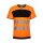 EOS Hi-Vis Workwear T-Shirt With Printing Area - modernes Warnschutz Shirt- orange