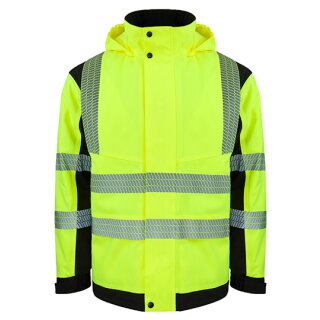 Premium Printable Hi-Vis Softshell Safety Jacket Copenhagen - Warnschutz Jacke - gelb