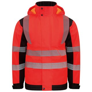 Premium Printable Hi-Vis Softshell Safety Jacket Copenhagen - Warnschutz Jacke - rot